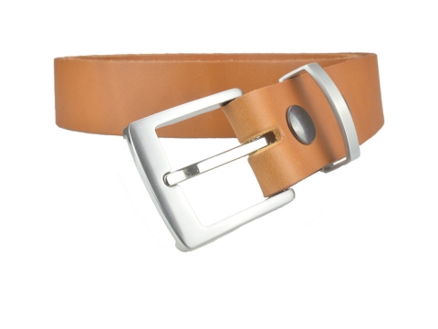 BULLJEANS35 N°8 | Ceinture camel boucle discréte pour tous les jours 3