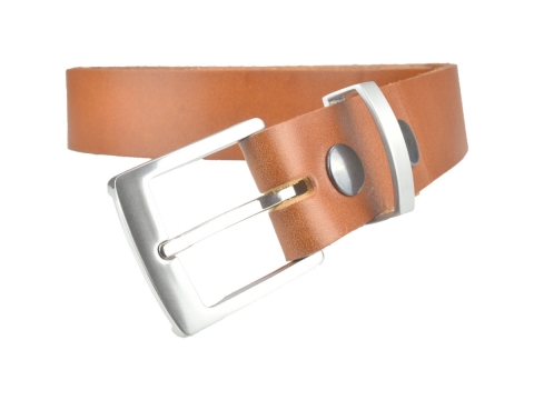 BULLJEANS35 N°8 | Ceinture cuir couleur cognac boucle discréte pour tous les jours 3