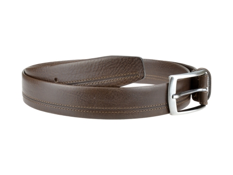 GAROT CLASSIQUE 35MM | N°4 Ceinture moderne marron habillée liseret fin 4