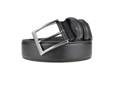 GAROT CLASSIQUE 35MM | N°5 Ceinture en cuir de cerf noire, souple et chic 4