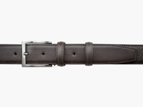 GAROT CLASSIQUE 35MM | N°5 Ceinture en cuir de cerf marron, souple et chic 2