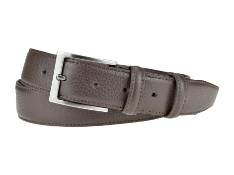 GAROT CLASSIQUE 35MM | N°5 Ceinture en cuir de cerf marron, souple et chic 6