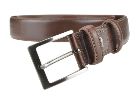 GAROT CLASSIQUE 35MM | N°6 Ceinture marron polyvalente, cuir finement granité 5