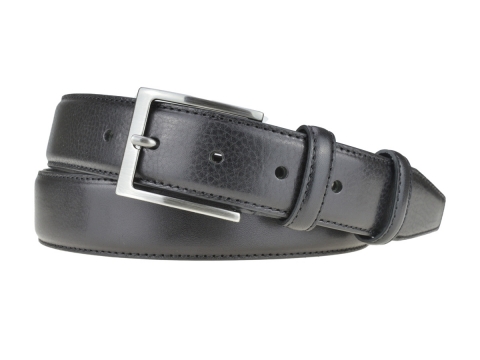 GAROT CLASSIQUE 35MM | N°6 Ceinture polyvalente noire, cuir finement granité 3