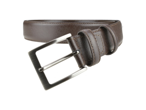 GAROT CLASSIQUE 35MM | N°7 Ceinture marron en cuir finition papyrus 4