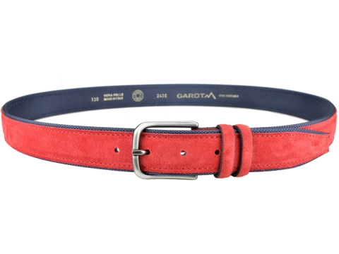 GAROT TENDANCE 35MM | N°16 Ceinture rouge d'été en nylon 2