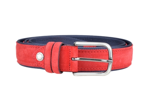 GAROT TENDANCE 35MM | N°16 Ceinture rouge d'été en nylon 4