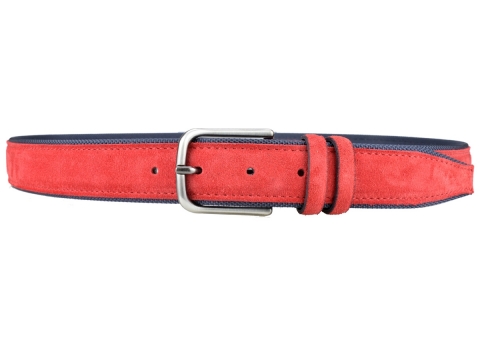 GAROT TENDANCE 35MM | N°16 Ceinture rouge d'été en nylon 5