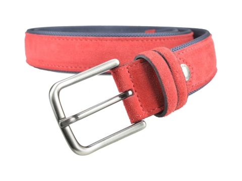 GAROT TENDANCE 35MM | N°16 Ceinture rouge d'été en nylon 6