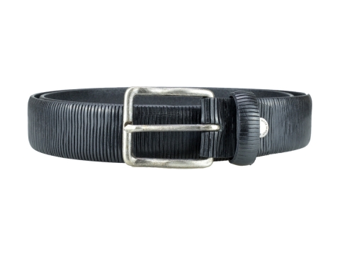 GAROT TENDANCE 35MM | N°17 Ceinture en cuir noir La bohème 2