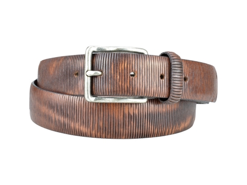 GAROT TENDANCE 35MM | N°17 Ceinture en cuir marron La bohème 3