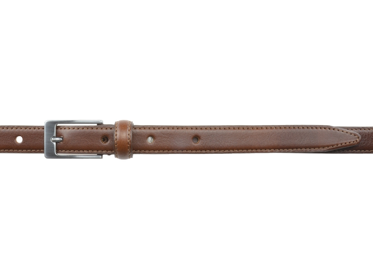 Ceinture femme, fine, habillée chic et discrète de couleur marron 3