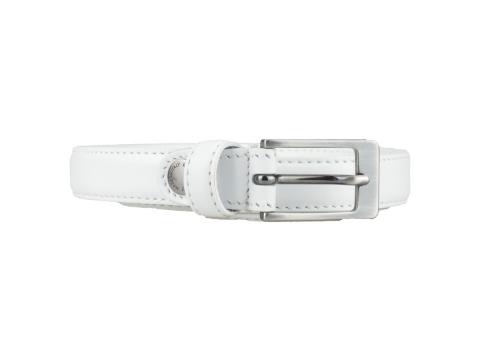 Ceinture femme, fine, habillée chic et discrète de couleur blanche 5