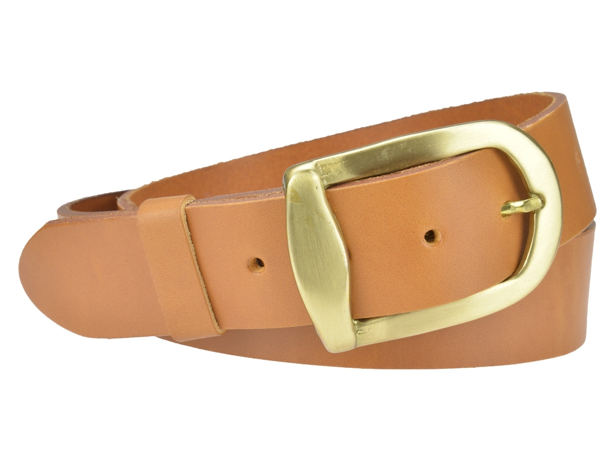 BULLJEANS40 Femme 8 Ceinture jeans avec une boucle laiton massif